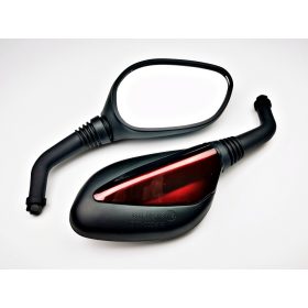 Tükör szett bordó betétes