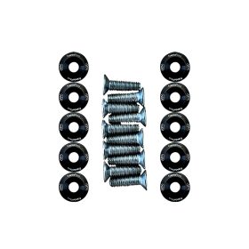 Csavar + alátét szett fekete elektromos rollerhez