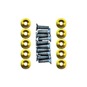 Csavar + alátét szett sárga elektromos rollerhez