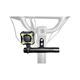 Fényszóró tartó rúd fekete - piros elektromos rollerhez