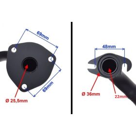 Kipufogó könyök QT-4 2T
