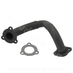   Kipufogó könyök Derbi Senda / Aprilia RX / SX / Gilera SMT fekete