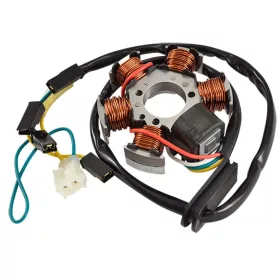   Gyújtás alaplap állórész AM6 / DERBI SENDA / RS4 / GPR EURO3 - 80 W (DUCATI TÍPUS)