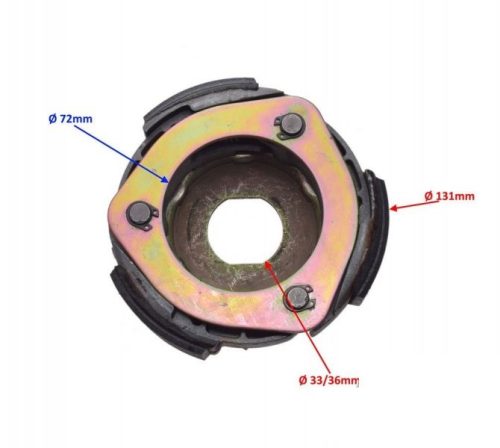 Kuplung pofa Piaggio MP3 / Beverly 250-300ccm