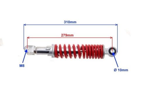 Teleszkóp hátsó Keeway Matrix 310mm
