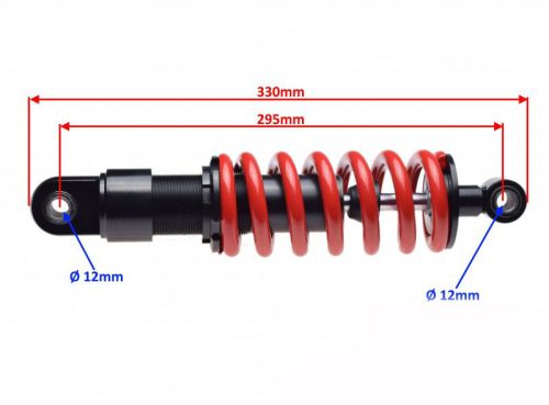 Teleszkóp hátsó Derbi Senda 295mm