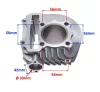 Hengerszett 4T 125ccm 152QMI-E4 52.40mm 15-ös csapszeggel