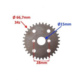 Vezérmű fogaskerék 34 fogas 152QMI-E4