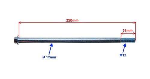 Tengely első 12x250mm Cpi GTX50 / GTX125