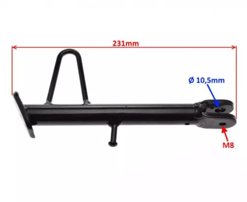 Oldaltámasz 231mm LONGJIA 50-125ccm
