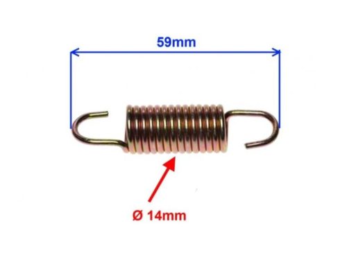 Fékpedál rugó 59mm