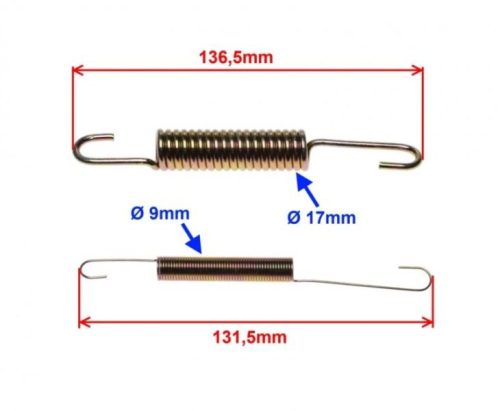 Rugó sztenderhez 136mm JUNAK 901