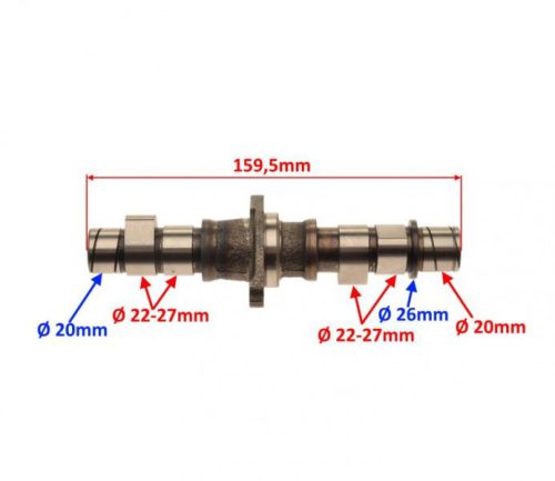 Vezérműtengely Kingway / Keeway chopper 250ccm