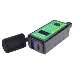 USB + USB C töltőaljzat