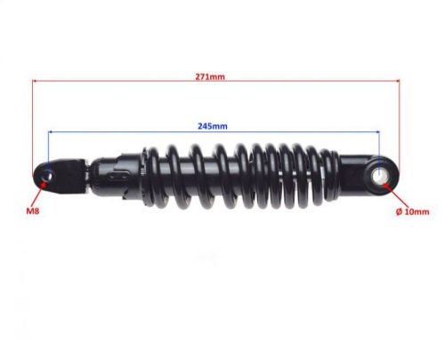 Teleszkóp hátsó Yamaha Booster 245mm