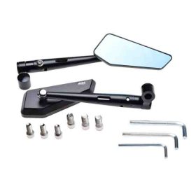 Tükör szett fekete CNC