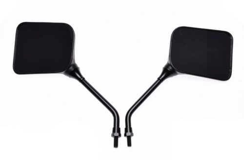 Tükör szett fekete szögletes 8mm