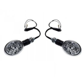 Index szett LED-es fekete ovál