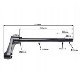   Villa T-szár YAMAHA BWS / BOOSTER SPIRIT 1999-2003 (4VU) Ø30mm
