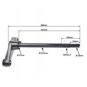   Villa T-szár MBK 50 BOOSTER 2004-2017 / YAMAHA 50 BWS 2004-2017 (4WW) Ø30mm