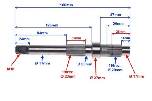 Hátsó tengely (végáttétel) 152QMI