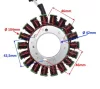 Gyújtás alaplap állórész YAMAHA TMAX 500 2004-2007