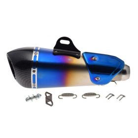 Kipufogó dob kék-karbon univerzális