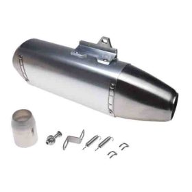 Kipufogó dob ezüst univerzális tip II.