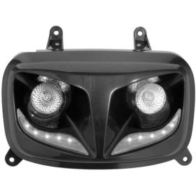   Lámpa + LED MBK BOOSTER 2004-2017 / YAMAHA BWS 2004-2017 fekete