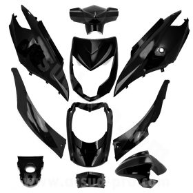 Idomszett fekete kínai robogó új modell EURO 5