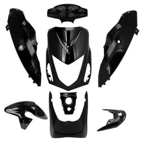 Idomszett matt fekete kínai robogóhoz ROMA