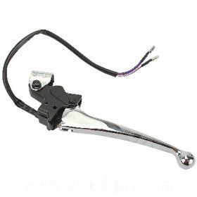 Fékkonzol komplett bal oldali - króm karral