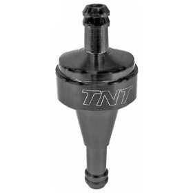 Benzinszűrő CNC matt fekete tisztítható 6mm