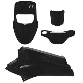   Idomszett MBK 50 BOOSTER 2004-2017 / YAMAHA 50 BWS 2004-2017 matt fekete