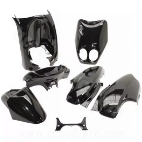   Idomszett MBK OVETTO 2002-2007 / YAMAHA NEOS 2002-2007 2T fekete