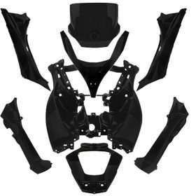   Idomszett PIAGGIO MP3  125 / 250 / 300 / 400 / 500cc 2008 - 2014 matt fekete