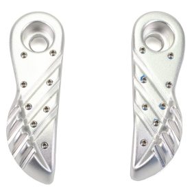   Lábtartó MBK 50 BOOSTER 2004> / YAMAHA 50 BWS 2004> ezüst