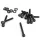 Csavar szett deknihez MBK BOOSTER  / YAMAHA BWS / STUNT / SLIDER 50CC fekete
