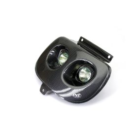   Lámpa első MBK 50 BOOSTER 1999-2003 / YAMAHA 50 BWS 1999-2003 karbon mintás