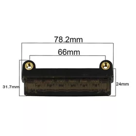 Lámpa hátsó LED-es BETA RR / TZR füstös