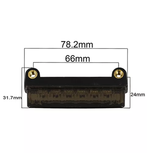 Lámpa hátsó LED-es BETA RR / TZR füstös