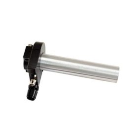 Gázkar + gázház ALU CNC fekete