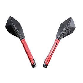 Tükör szett ALU CNC LONG BLACK 