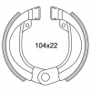 Fékpofa 104x22mm PEUGEOT 103 SPX/RCX/FOX/FXR
