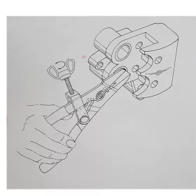 Féknyereg dugattyú kiszerelő szerszám (17.3 - 33.8mm)