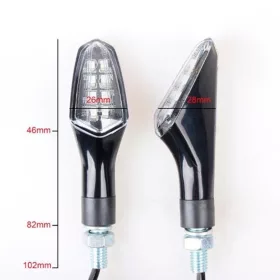 Index szett LED-es RISHI fekete