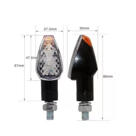 Index szett LED-es KIROS matt fekete