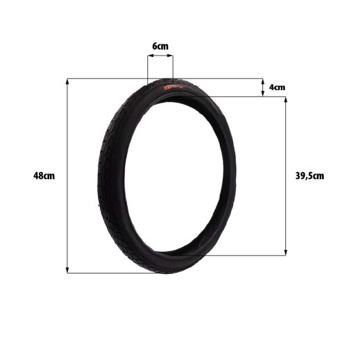 Külső gumi 20x1.75 (47-406) TT - elektromos kerkpárhoz