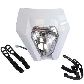 Lámpa első + fejidom KTM STYLE fehér